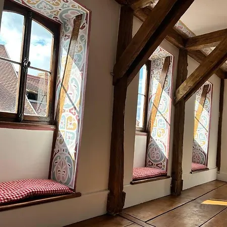 公寓 Cosy Old Town Penthouse! 科尔马